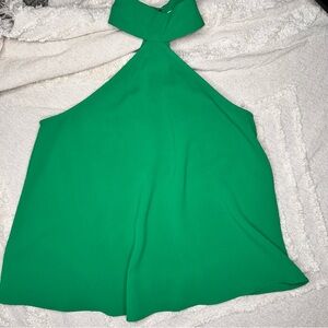 DO+BE Green Halter Top size Small